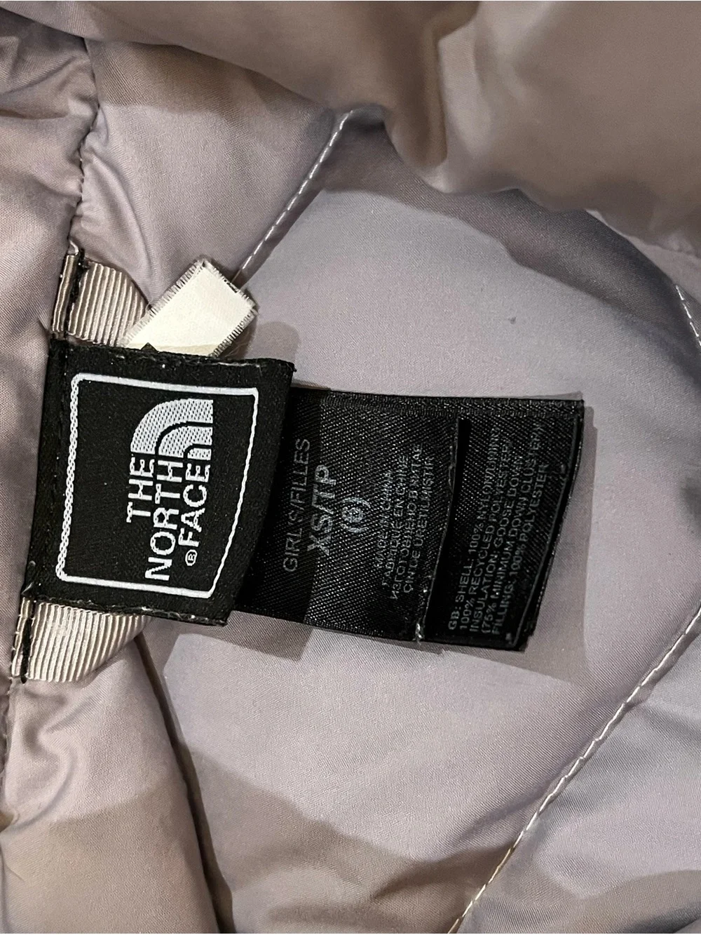The North Face warm 550